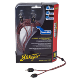 STINGER SI4217 4000 SERIES 2 CHANNEL INTERCONNECT 17FT TWISTED PR RCA CABLE LEAD